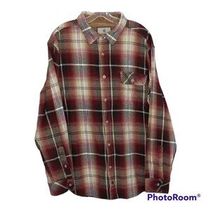 Legendary Shirt Men's XL Whitetails Flannel   Plaid Outdoor Lumberjack Dadcore